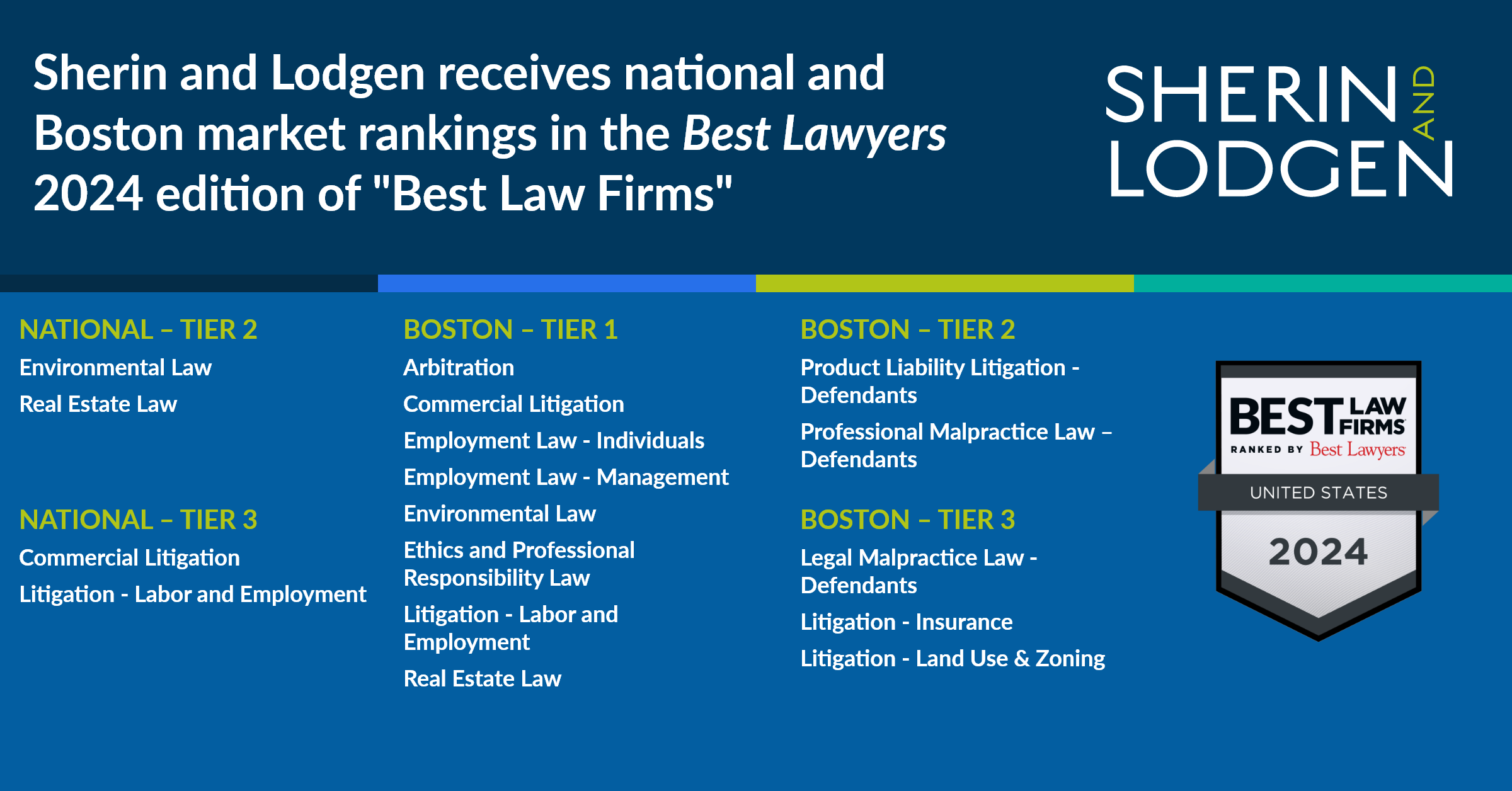 Sherin And Lodgen Named To 2024 “Best Law Firms” List By Best Lawyers ...